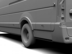 renault master l4h3 van 2017 Modelo 3D