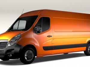 vauxhall movano l3h2 van 2016 Modelo 3D