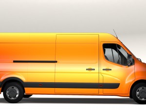 vauxhall movano l3h2 van 2016 Modelo 3D