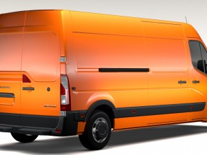 vauxhall movano l3h2 van 2016 Modelo 3D