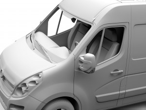 vauxhall movano l3h2 van 2016 Modelo 3D