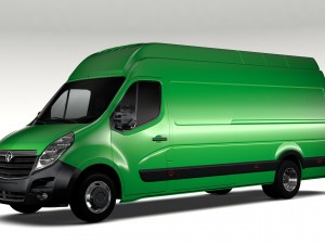 vauxhall movano l4h3 van 2016 Model 3D