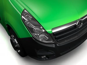 vauxhall movano l4h3 van 2016 3D Model