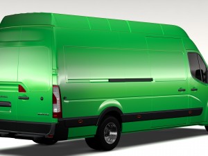vauxhall movano l4h3 van 2016 Model 3D