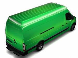 vauxhall movano l4h3 van 2016 Model 3D