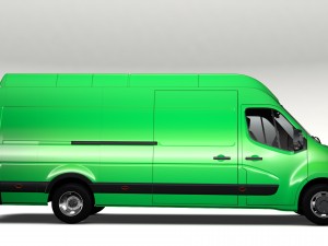 vauxhall movano l4h3 van 2016 Model 3D