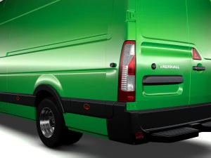 vauxhall movano l4h3 van 2016 3D Model