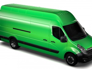 vauxhall movano l4h3 van 2016 Model 3D