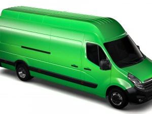 vauxhall movano l4h3 van 2016 3D Model