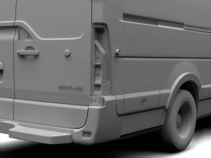 vauxhall movano l4h3 van 2016 3D Model