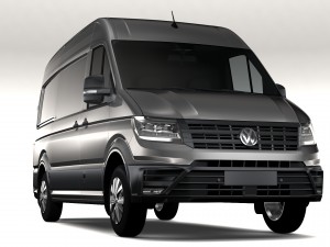 wv crafter van l2h2 2017 3D 模型