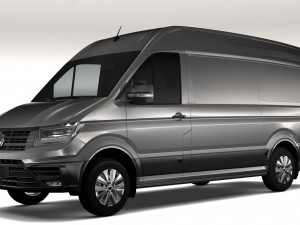 wv crafter van l2h2 2017 Modello 3D