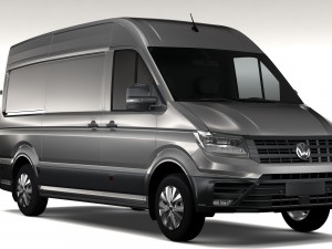 wv crafter van l2h2 2017 Modello 3D