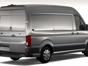 wv crafter van l2h2 2017 Modello 3D