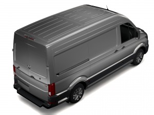 wv crafter van l2h2 2017 Modello 3D