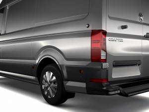wv crafter van l2h2 2017 Modello 3D