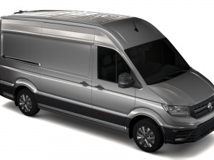 wv crafter van l2h2 2017 Modello 3D