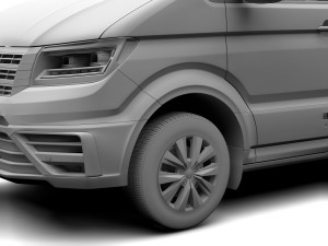wv crafter van l2h2 2017 Modello 3D