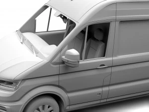 wv crafter van l2h2 2017 3D Model