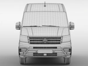 wv crafter van l2h2 2017 3D Model