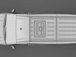 wv crafter van l2h2 2017 3D Model