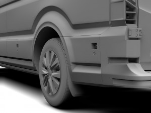 wv crafter van l3h3 2017 3D 모델