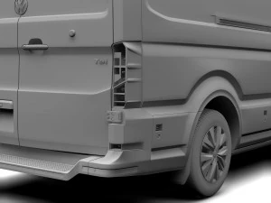 wv crafter van l3h3 2017 3D Model