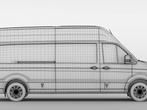 wv crafter van l3h3 2017 3D 모델