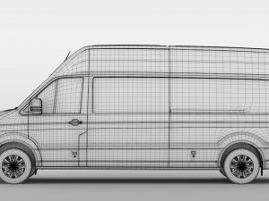wv crafter van l3h3 2017 3D 모델