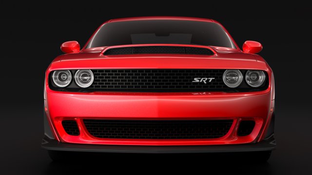 dodge challenger srt demon 2018 3D 模型 .c4d .max .obj .3ds .fbx .stl .blend 