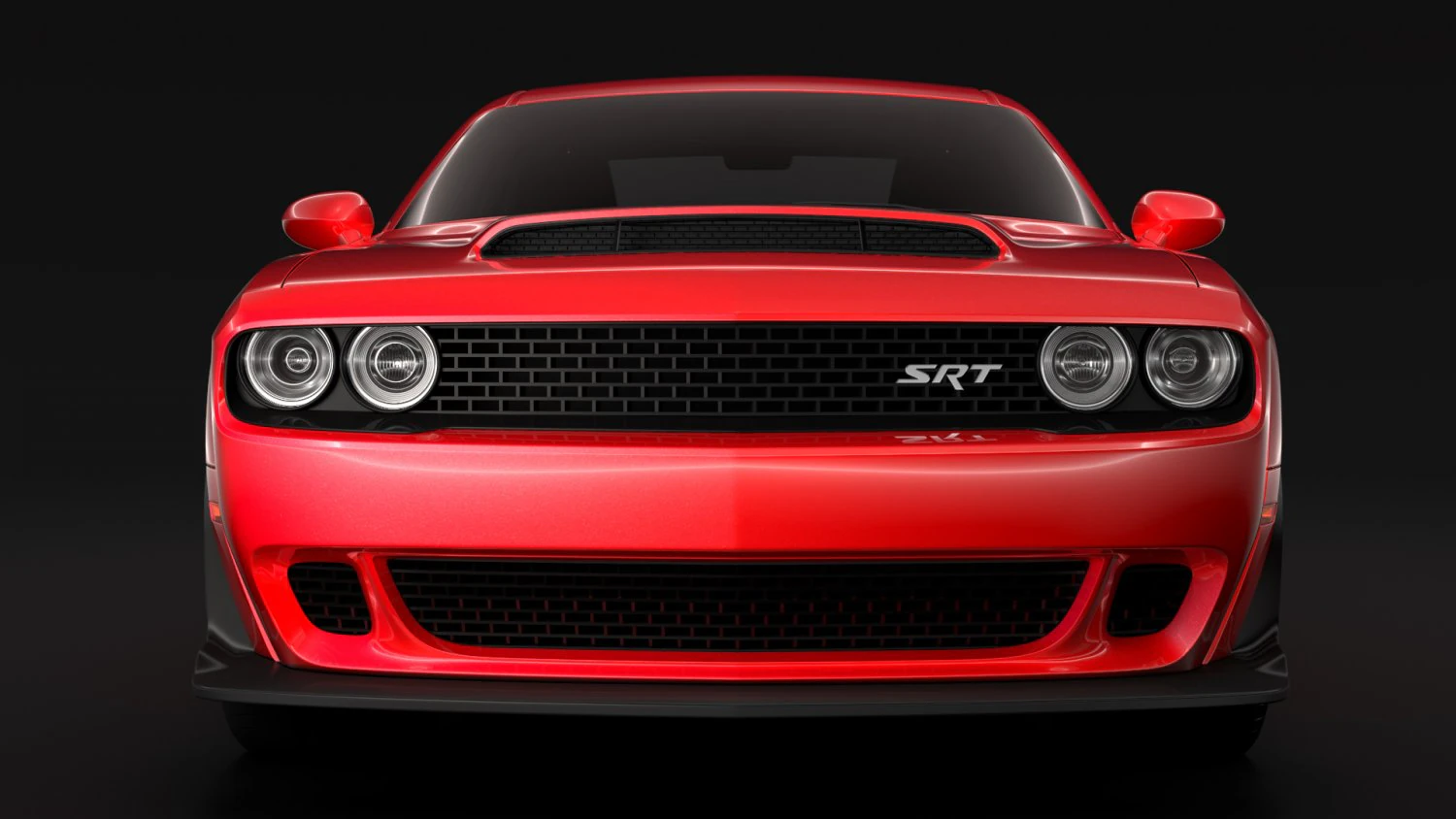 dodge challenger srt demon 2018 3D Model .c4d .max .obj .3ds .fbx .stl .blend