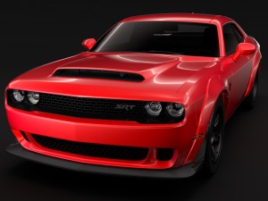 dodge challenger srt demon 2018 3D 模型