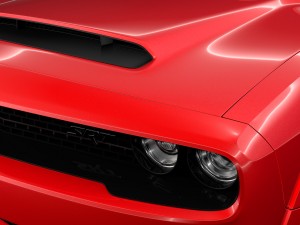 dodge challenger srt demon 2018 3D 模型