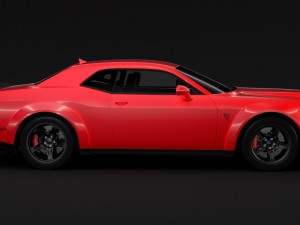 dodge challenger srt demon 2018 3D 模型