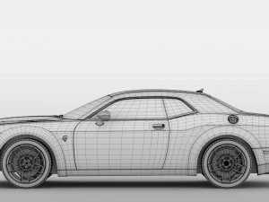 dodge challenger srt demon 2018 3D Model