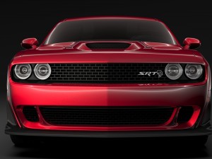 dodge challenger srt hellcat widebody 2018 3D Model