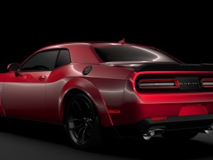 dodge challenger srt hellcat widebody 2018 Model 3D