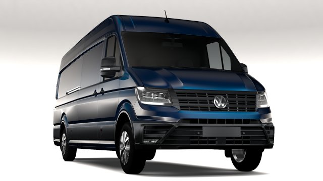 wv crafter van l4h2 2017 3D 모델 .c4d .max .obj .3ds .fbx .stl .blend 