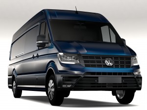 wv crafter van l4h2 2017 3D-Modell