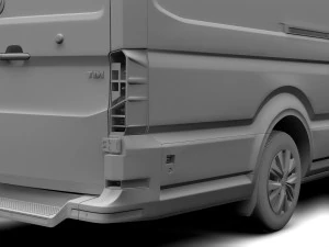 wv crafter van l4h2 2017 3D Model