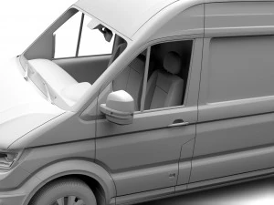 wv crafter van l4h2 2017 3D Model