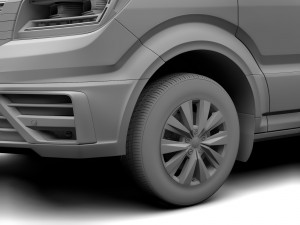 wv crafter van l4h2 2017 3D 모델