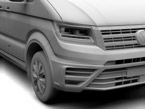 wv crafter van l4h2 2017 3D 모델