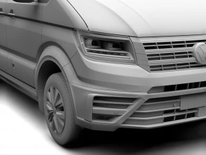wv crafter van l4h2 2017 3D Model
