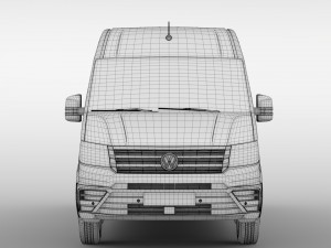 wv crafter van l4h2 2017 3D 모델