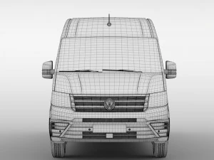 wv crafter van l4h2 2017 3D Model