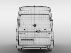 wv crafter van l4h2 2017 3D 모델