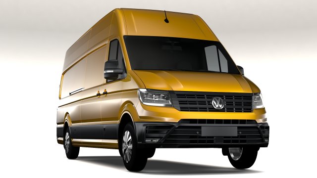 wv crafter van l4h3 2017 3D-Modell .c4d .max .obj .3ds .fbx .stl .blend 