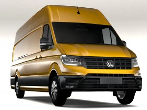 wv crafter van l4h3 2017 3D Model