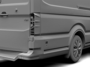 wv crafter van l4h3 2017 3D-Modell